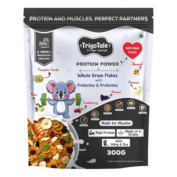 TrigoTale Protein Power whole grain flakes