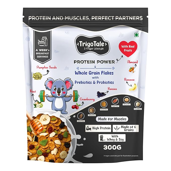 TrigoTale Protein Power whole grain flakes