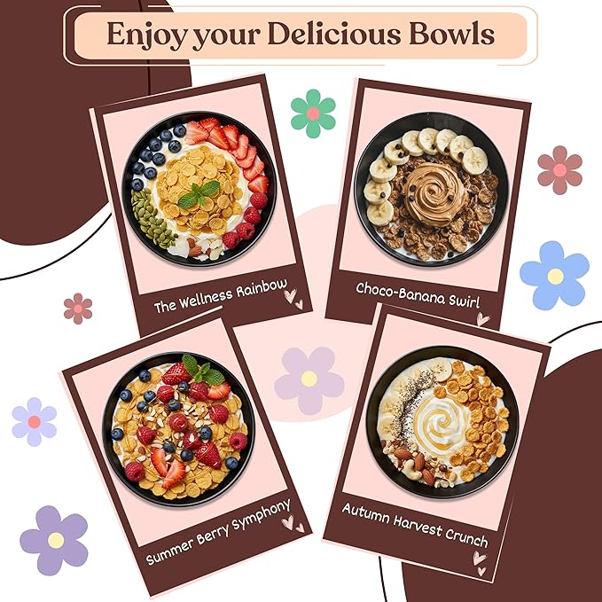 TrigoTale 5 Versions | Fiber Fuel + Antioxidants Thrive + Slim Select + Protein Power + Choco Splash | 40g x 5 Trial Packs | Breakfast Cereals | Made of 7 Grains | With Pre & Probiotics | Honey Pack Inside - Image 4